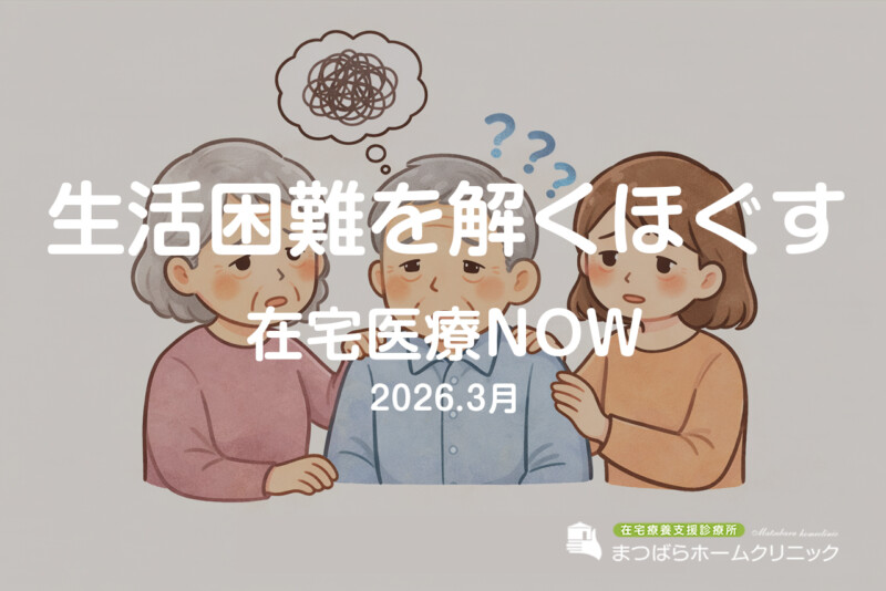 生活困難を解くほぐす（在宅診療NOW　2026年3月）